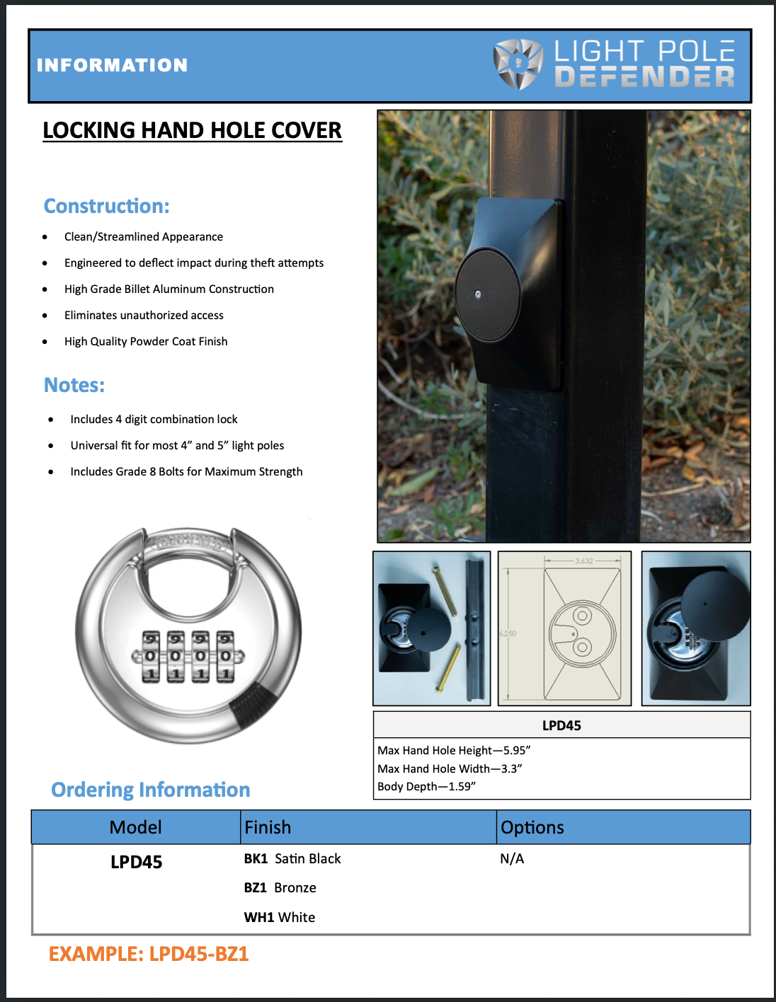 Light Pole Defender